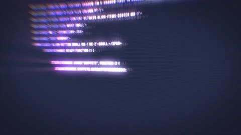 The process of writing a digital code by a programmer in a programming lang.. 스톡 일러스트