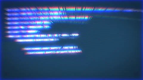 The process of writing a digital code by a programmer in a programming lang.. Stock Illustration