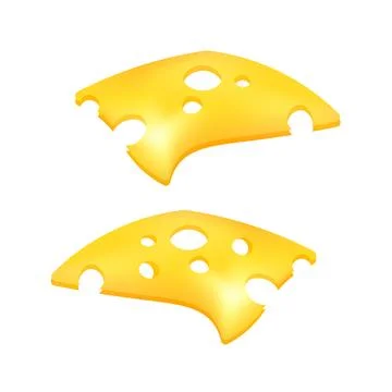 Processed cheese for burger and sandwich Illustration of food for shop Stockillustratie