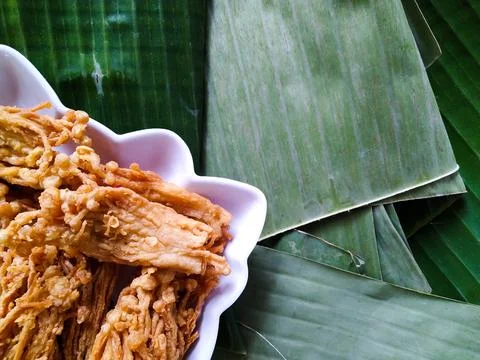 Processed Enoki Mushroom Stock Photos