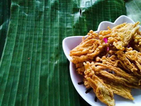Processed Enoki Mushroom Stock Photos