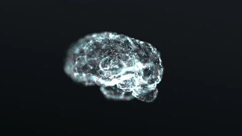 Processes Inside Big Data Digital Brain of Artificial Intelligence.Artificial Stock Footage 149170331