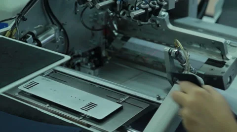 Processes of sewing on the sewing machine  Stock Footage 62522867