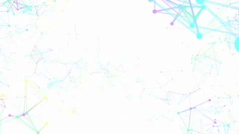 Processes of system transformation. molecular structures of different colors are Stock Footage 87211967