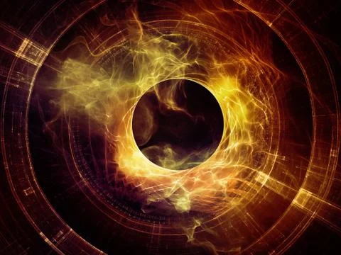 Processing Abstract Visualization Stock Illustration