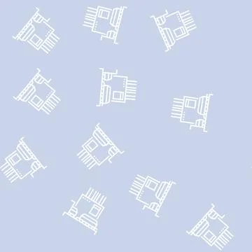 Processing aluminium production line seamless pattern 스톡 일러스트