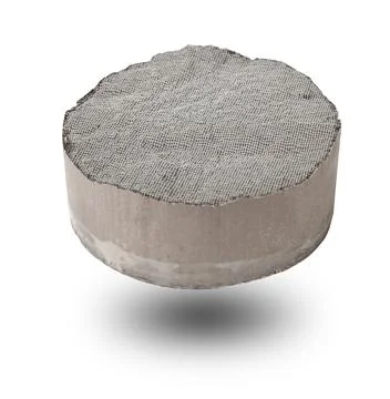 Processing and acceptance of non-ferrous metals. One round and oval ceramic c Stock Photos