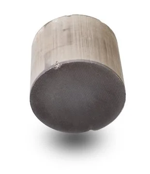 Processing and acceptance of non-ferrous metals. One round and oval ceramic c 스톡 사진