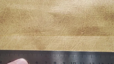 Processing and manufacturing of leather goods. Stock Footage 125864081