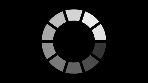 Processing Bar Circle Animation, Loading video, Website loading icon, load .. Stock Footage 282294970