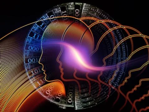 Processing Calculations Stockillustratie