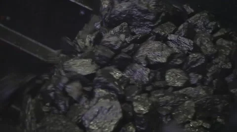 Processing of coal Stock Footage 47372788