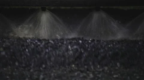 Processing of coal. Сreation of coking coal Stock-Footage 47595258