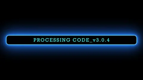Processing code terminal command line typewriter text animation Stock Footage 344027346