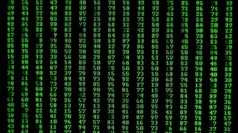 Processing of the data array Stock Footage 65468607