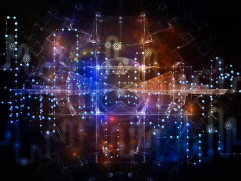 Processing Data Transfers 스톡 일러스트