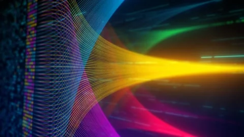 Processing of digital ai streams by neural network loop Video stock 326969511