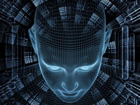 Processing Digital Identity Illustrazione stock