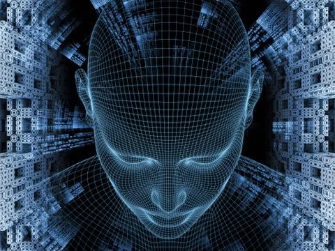 Processing Digital Identity イラスト素材