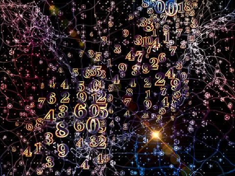 Processing Digital Information Stock Illustration