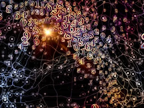 Processing Digital Information 스톡 일러스트