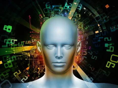 Processing Digital Thoughts イラスト素材