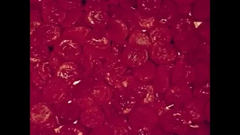 The processing of dry fruit in 1946. Stock Footage 85228919