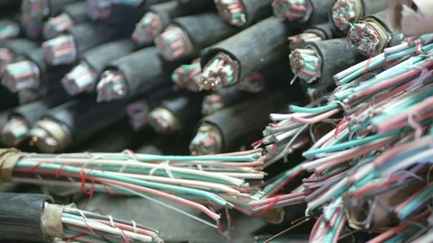 Processing of fashionable wire Stock Footage 82956471