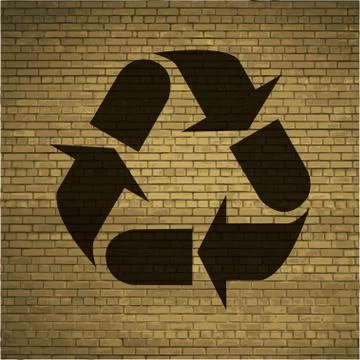 Processing icon Flat with abstract background Illustrazione stock