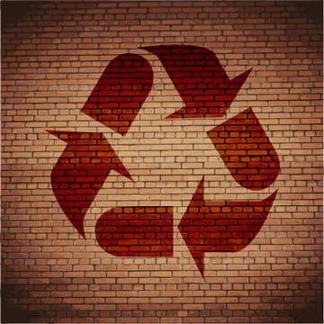 Processing icon Flat with abstract background Illustrazione stock