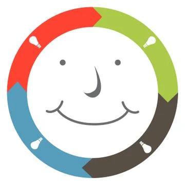 Processing Ideas Icon Stock Illustration