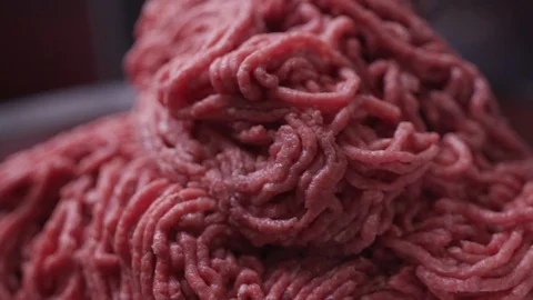 Processing lard or meat in minced meat Stock Footage 119037070
