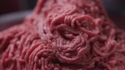 Processing lard or meat in minced meat Stock Footage 119037093