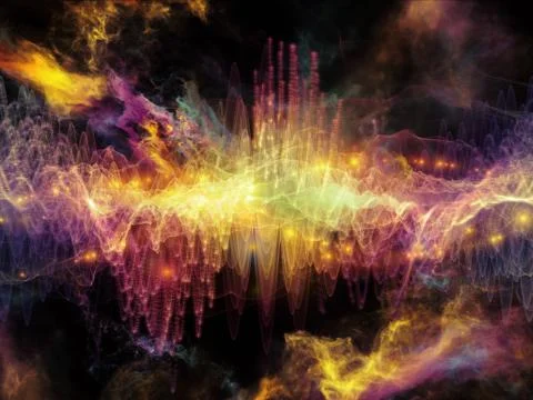Processing Light Wave イラスト素材