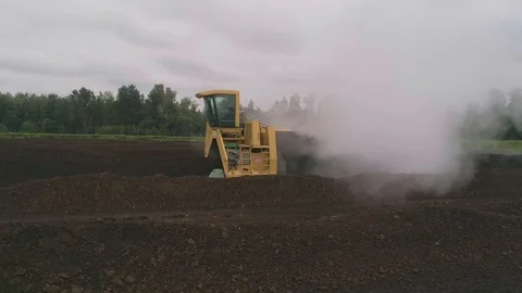 Processing of manure Stock Footage 93170103