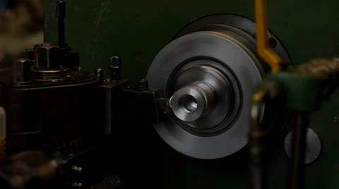 Processing of a metal part Vídeo Stock 27689080