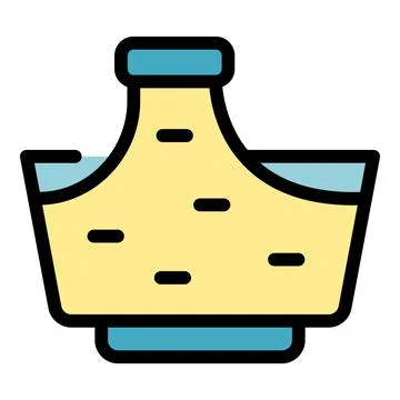 Processing milk icon color outline vector Stock Illustration
