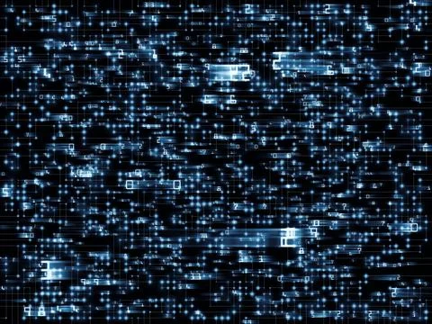 Processing Network Stock Illustration