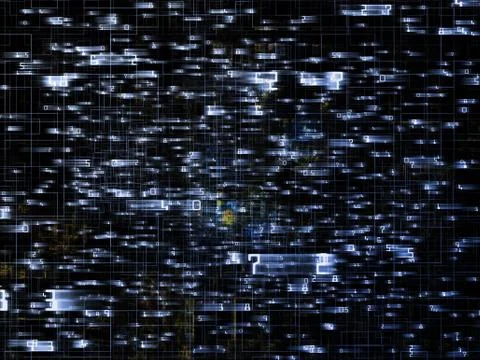 Processing Network 스톡 일러스트