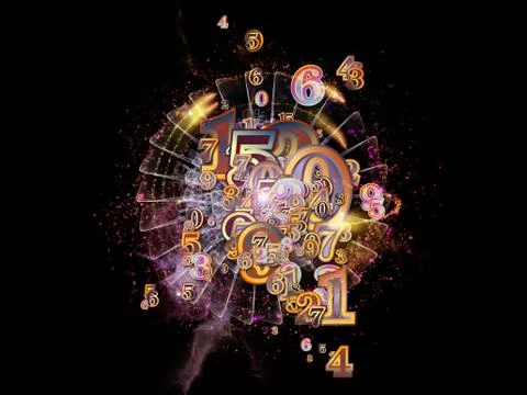 Processing Numbers イラスト素材