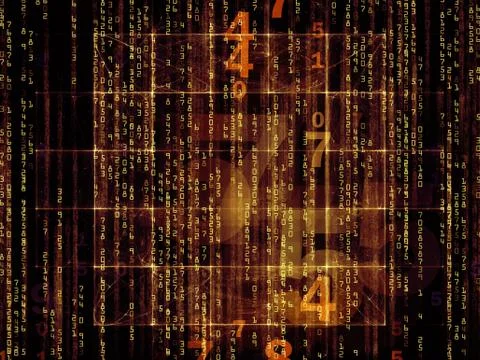Processing Numbers イラスト素材