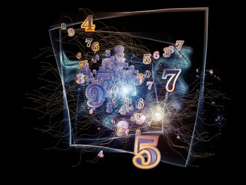 Processing Numbers イラスト素材