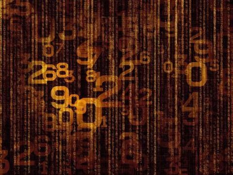 Processing Numbers 스톡 일러스트