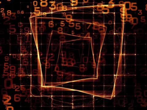 Processing Numbers 스톡 일러스트