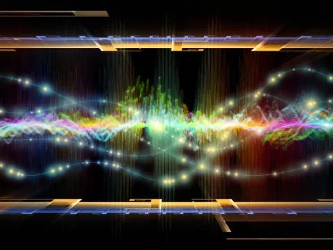 Processing Oscillation Stock Illustration