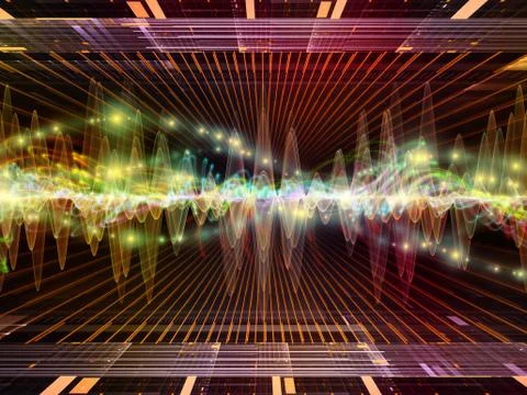 Processing Oscillation Stock Illustration