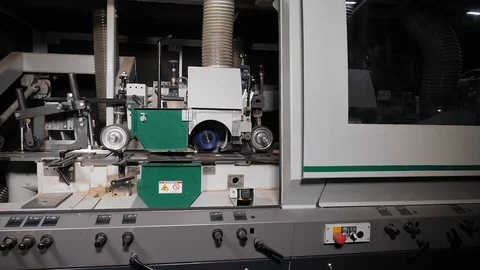 The processing of parts on the CNC machine Stock Footage 98154762