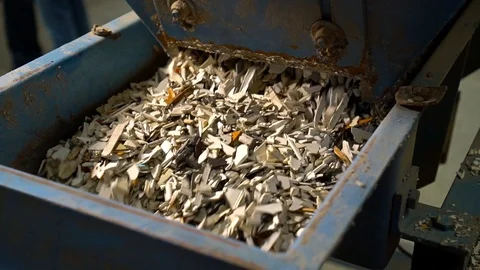 Processing of plastic. Factory of plastic windows. Stock Footage 93448899