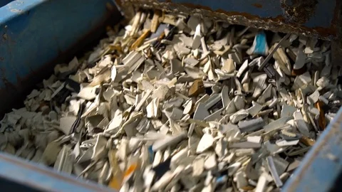 Processing of plastic. Factory of plastic windows. Stock Footage 93448944