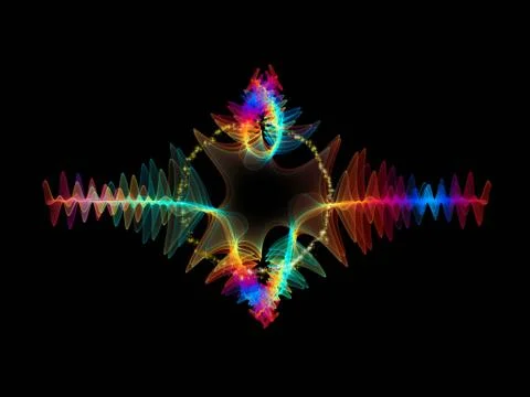 Processing Radial Oscillation Stock Illustration